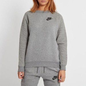 Nike Gray Crew Neck Sweater